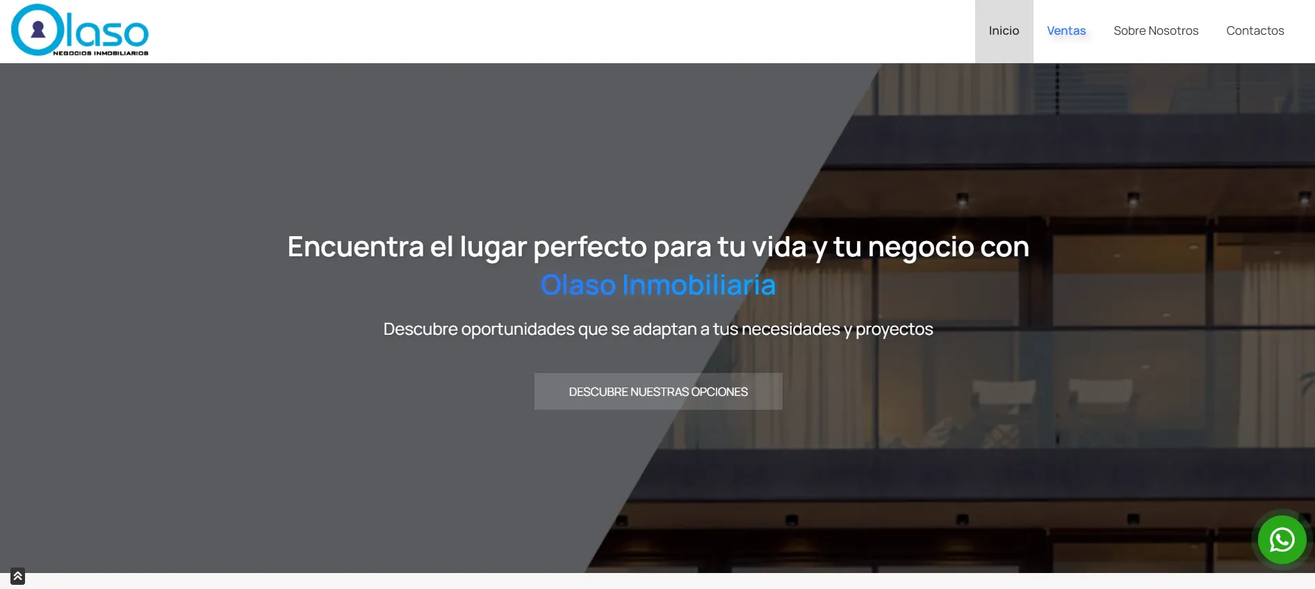 Inmobiliaria Olaso - Bienes raíces